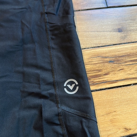 Virus black leggings with mesh detail - Picture 2 of 3